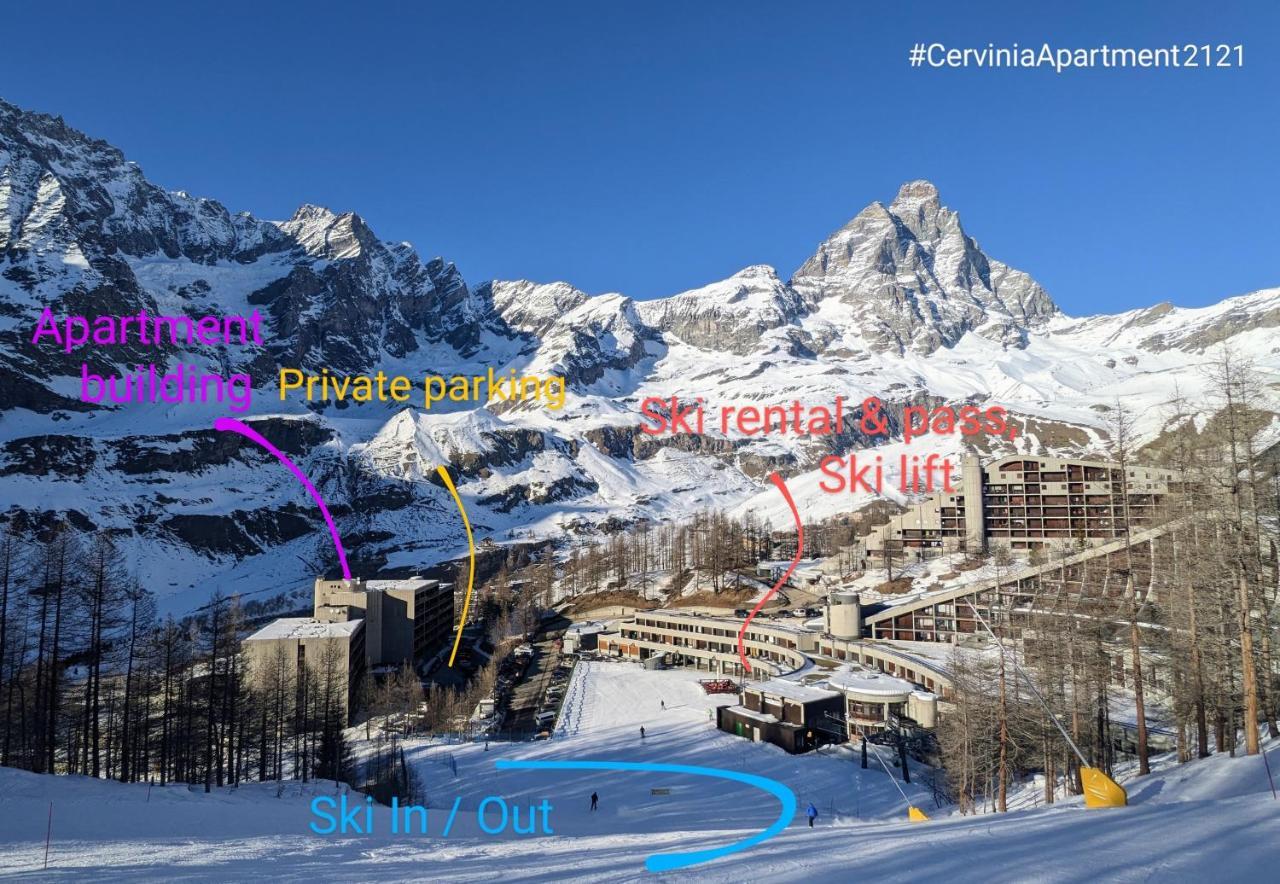 Cervinia Apartment 2121 - Ski & Mountain Panorama بيريوِل تْشيرفينيا المظهر الخارجي الصورة